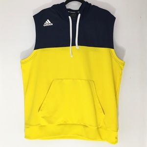 Adidas Basketball Sleeveless Hoodie Sweatshirt